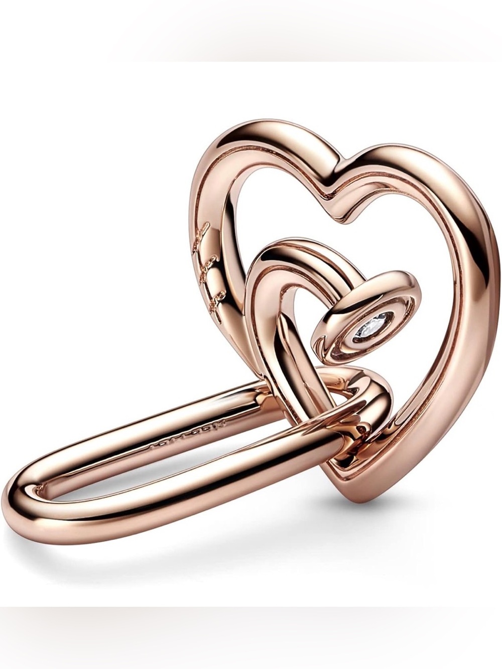RETIRED PANDORA ME - Double Link with Nailed Heart Charm/Pendant (item# 782530)